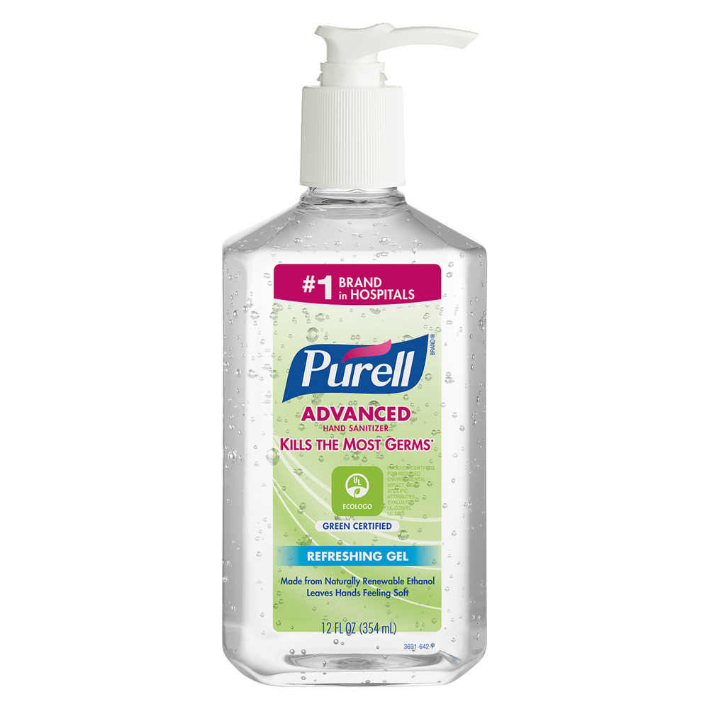 PURELL® Advanced Green Certified Hand Sanitizer Gel (12 oz., 12/Case)